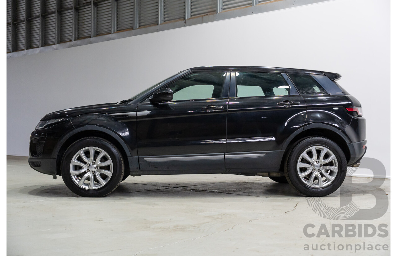 03/2019 Range Rover Evoque Td4 110KW SE (AWD) L538 MY19 5d Wagon Santorini Black 2.0L