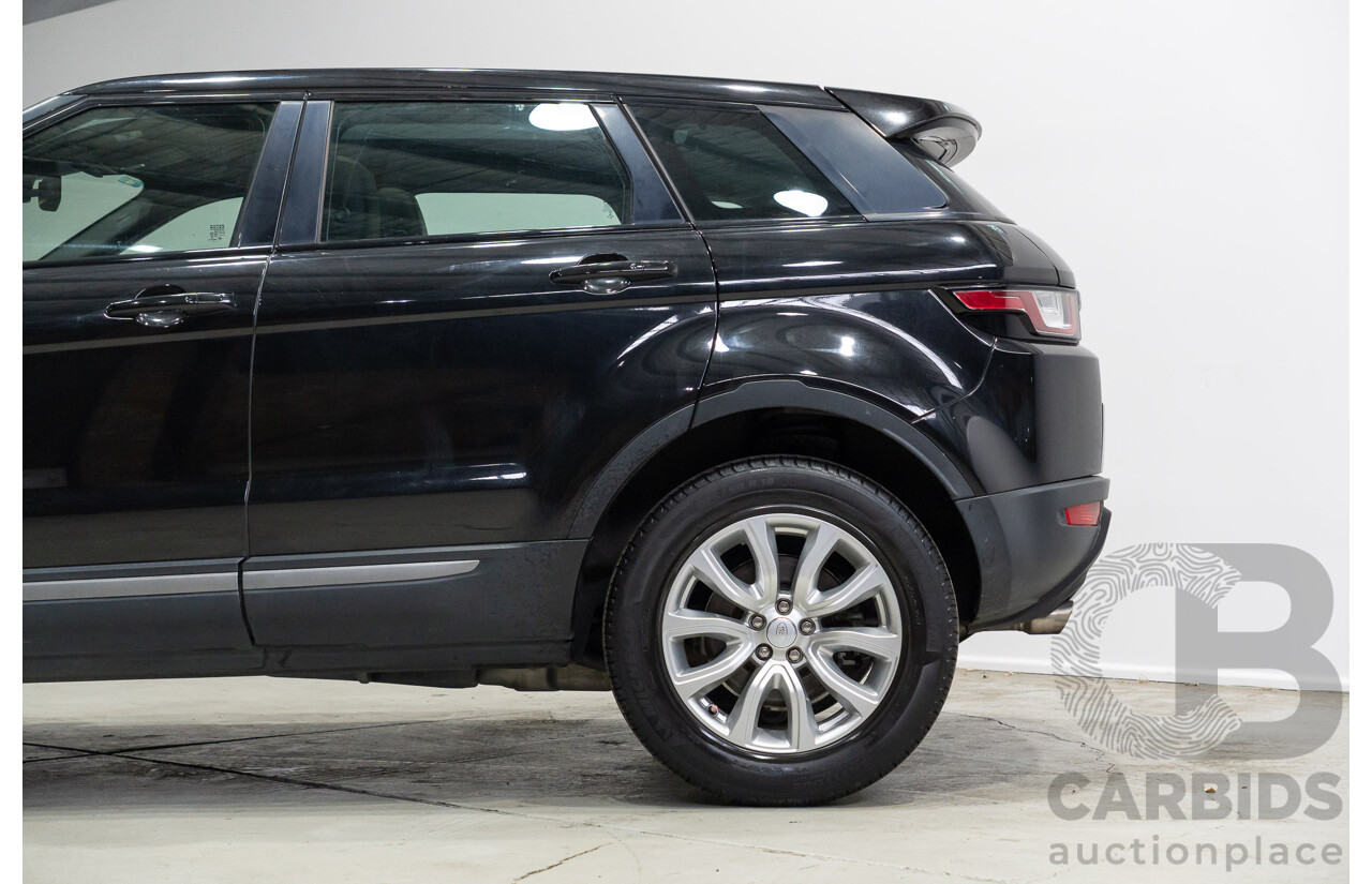 03/2019 Range Rover Evoque Td4 110KW SE (AWD) L538 MY19 5d Wagon Santorini Black 2.0L