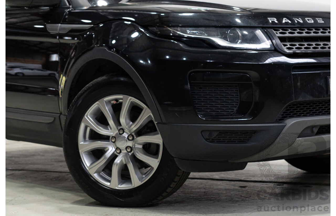 03/2019 Range Rover Evoque Td4 110KW SE (AWD) L538 MY19 5d Wagon Santorini Black 2.0L