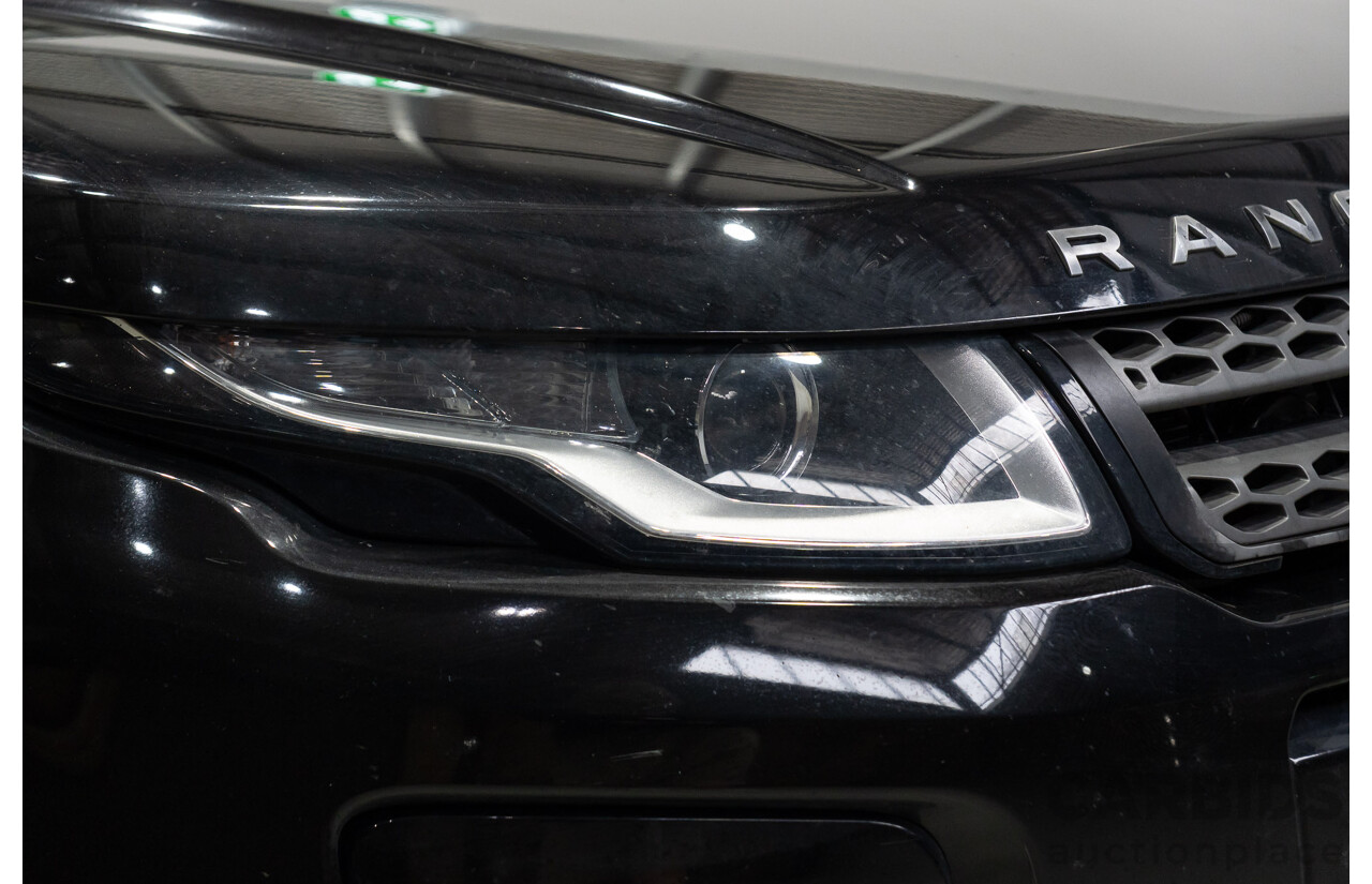 03/2019 Range Rover Evoque Td4 110KW SE (AWD) L538 MY19 5d Wagon Santorini Black 2.0L