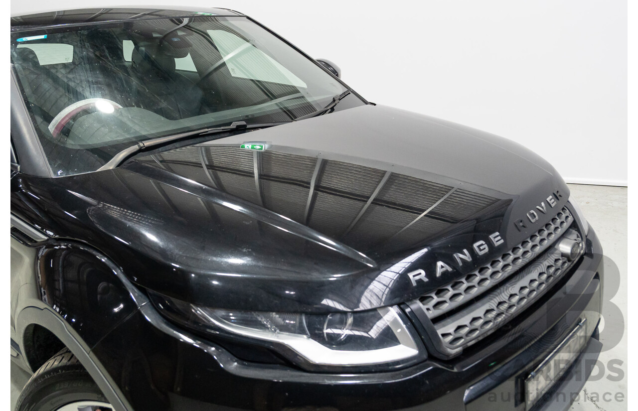 03/2019 Range Rover Evoque Td4 110KW SE (AWD) L538 MY19 5d Wagon Santorini Black 2.0L