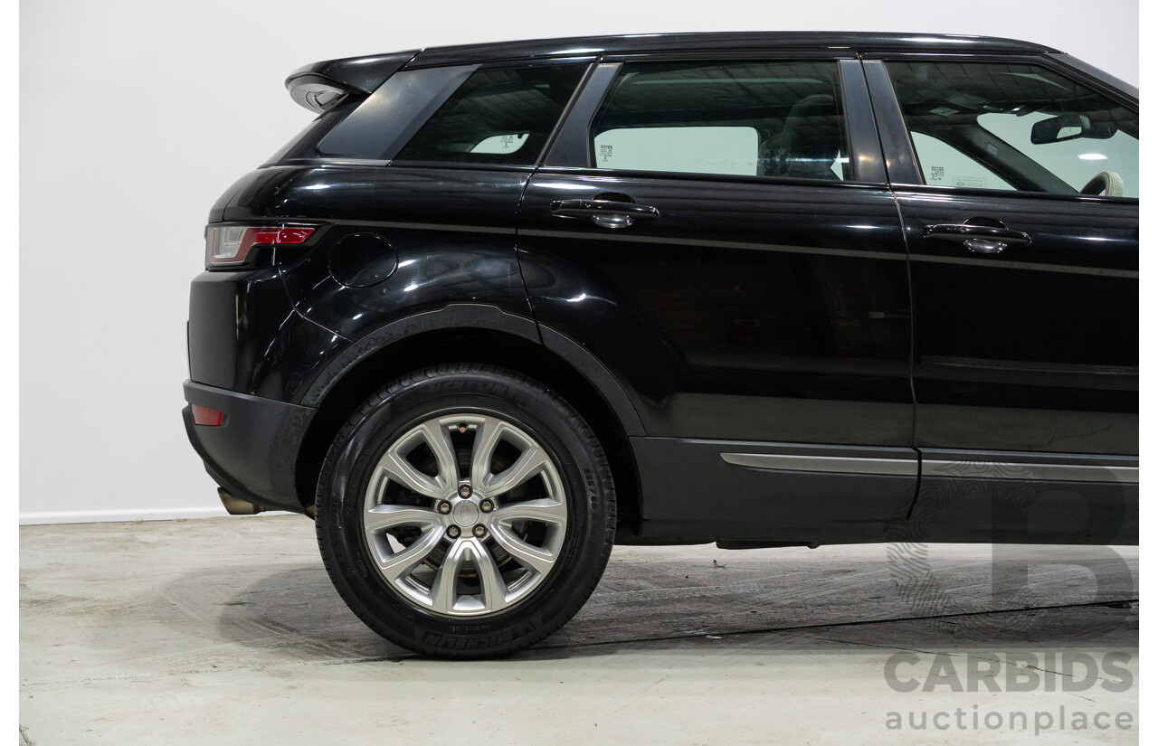 03/2019 Range Rover Evoque Td4 110KW SE (AWD) L538 MY19 5d Wagon Santorini Black 2.0L