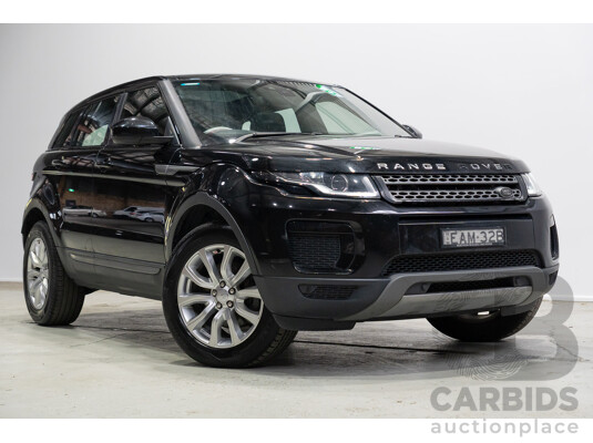 03/2019 Range Rover Evoque Td4 110KW SE (AWD) L538 MY19 5d Wagon Santorini Black 2.0L