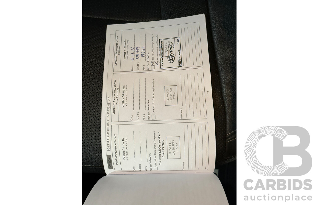 05/2015 Hyundai I30 ACTIVE X GD3 SERIES 2 5d Hatchback White 1.8L