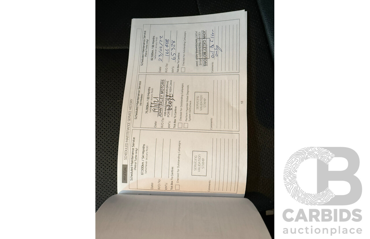 05/2015 Hyundai I30 ACTIVE X GD3 SERIES 2 5d Hatchback White 1.8L