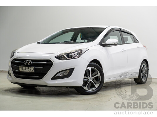 05/2015 Hyundai I30 ACTIVE X GD3 SERIES 2 5d Hatchback White 1.8L