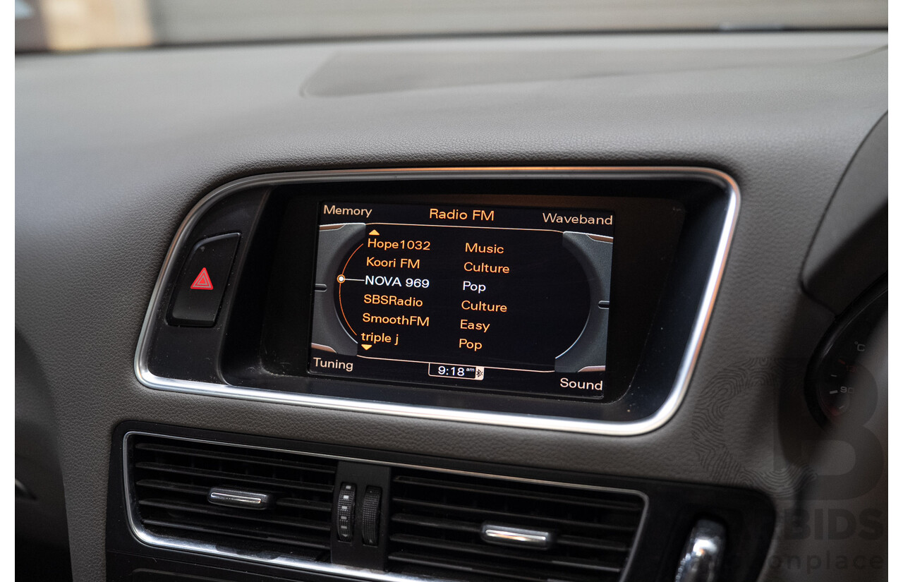 08/2010 Audi Q5 2.0 TFSI Quattro 8R MY11 4d Wagon White 2.0L