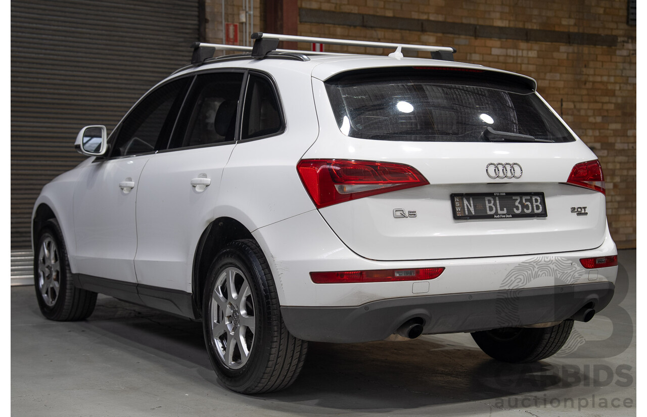 08/2010 Audi Q5 2.0 TFSI Quattro 8R MY11 4d Wagon White 2.0L