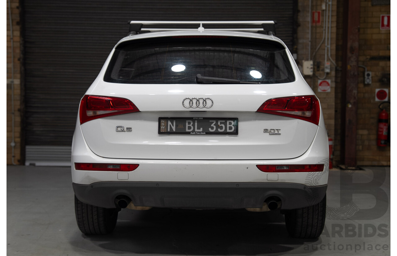08/2010 Audi Q5 2.0 TFSI Quattro 8R MY11 4d Wagon White 2.0L