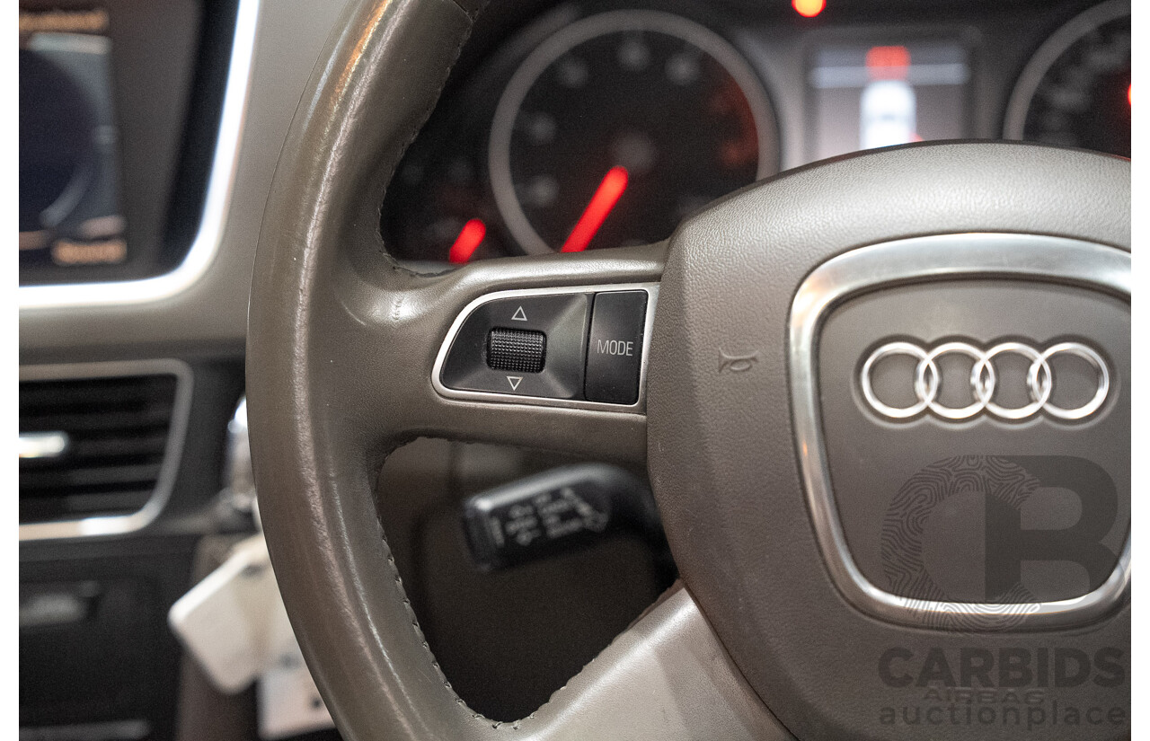 08/2010 Audi Q5 2.0 TFSI Quattro 8R MY11 4d Wagon White 2.0L