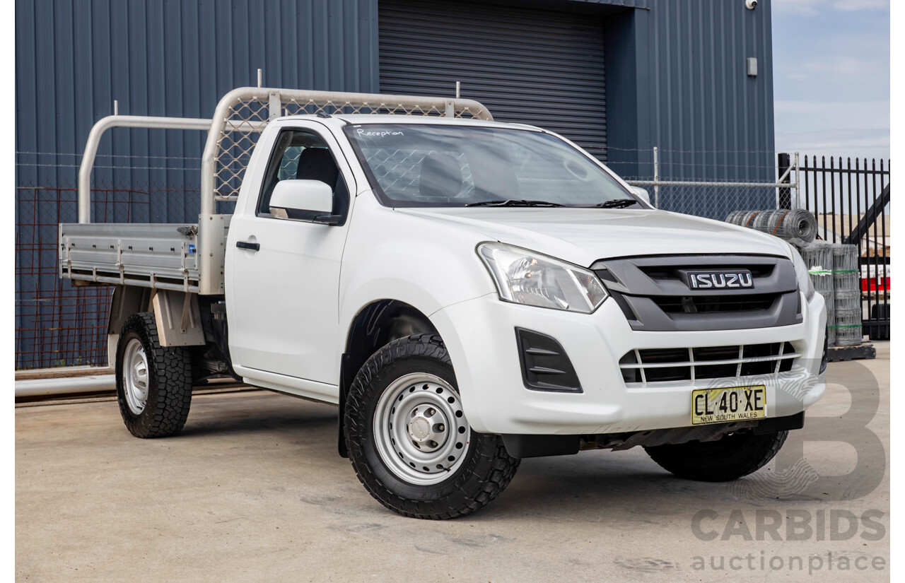 4/2017 Isuzu D-Max SX (4x2) TF MY17 C/Chas White Turbo Diesel 3.0L