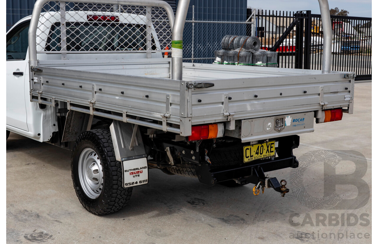 4/2017 Isuzu D-Max SX (4x2) TF MY17 C/Chas White Turbo Diesel 3.0L