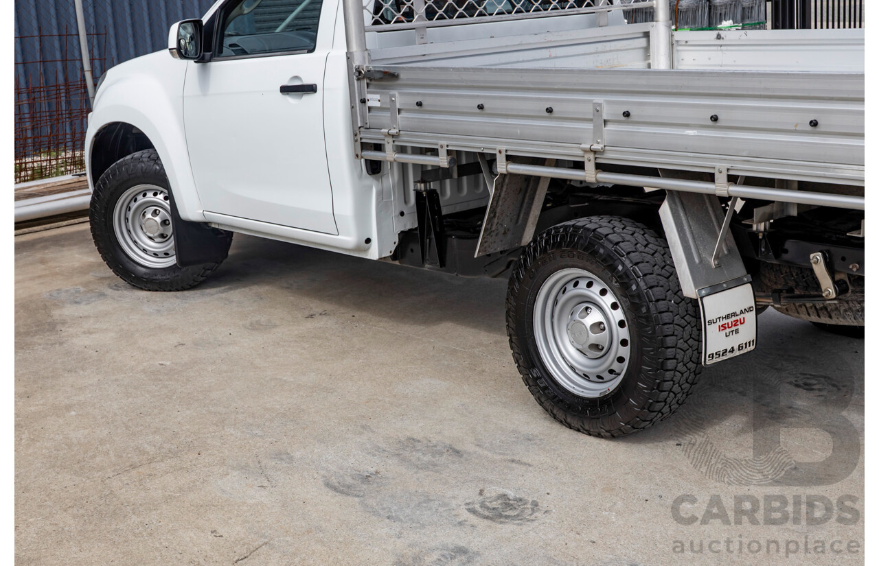 4/2017 Isuzu D-Max SX (4x2) TF MY17 C/Chas White Turbo Diesel 3.0L