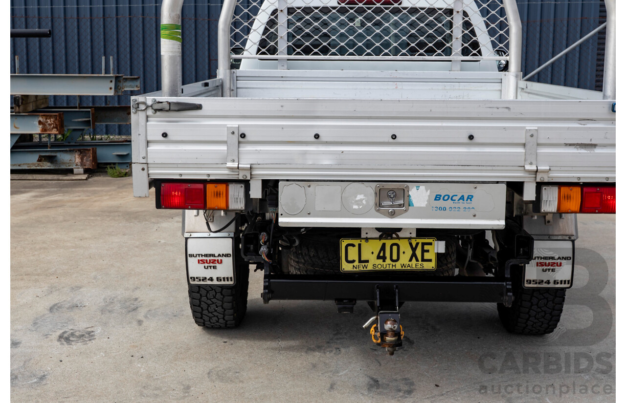 4/2017 Isuzu D-Max SX (4x2) TF MY17 C/Chas White Turbo Diesel 3.0L