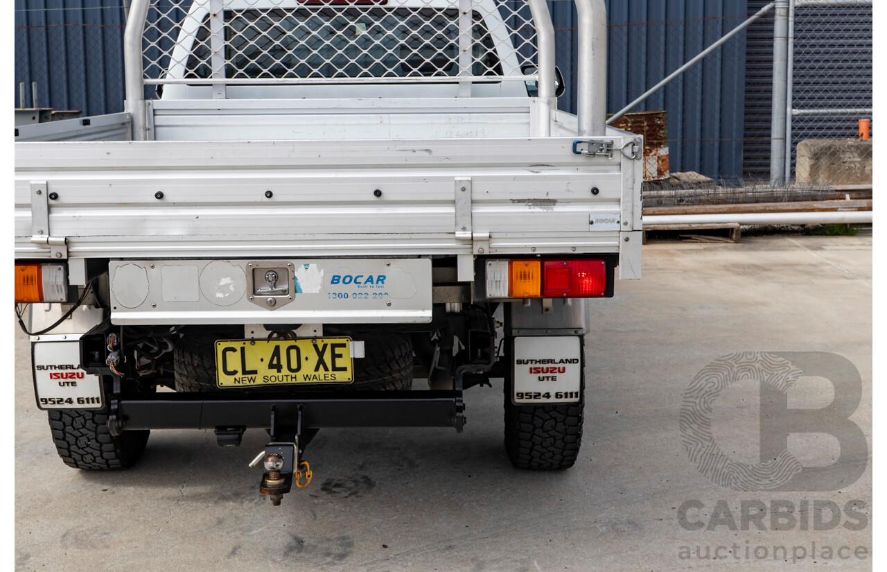 4/2017 Isuzu D-Max SX (4x2) TF MY17 C/Chas White Turbo Diesel 3.0L