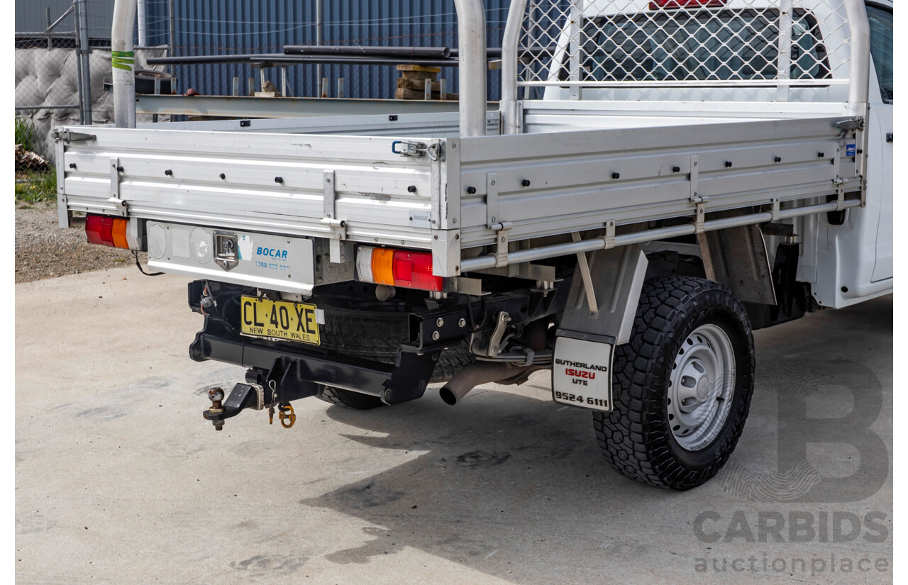 4/2017 Isuzu D-Max SX (4x2) TF MY17 C/Chas White Turbo Diesel 3.0L