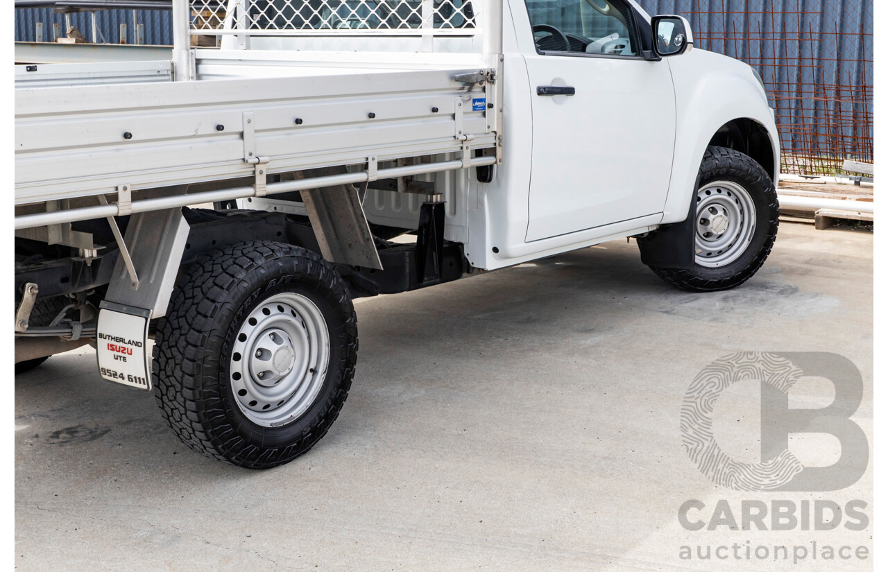 4/2017 Isuzu D-Max SX (4x2) TF MY17 C/Chas White Turbo Diesel 3.0L