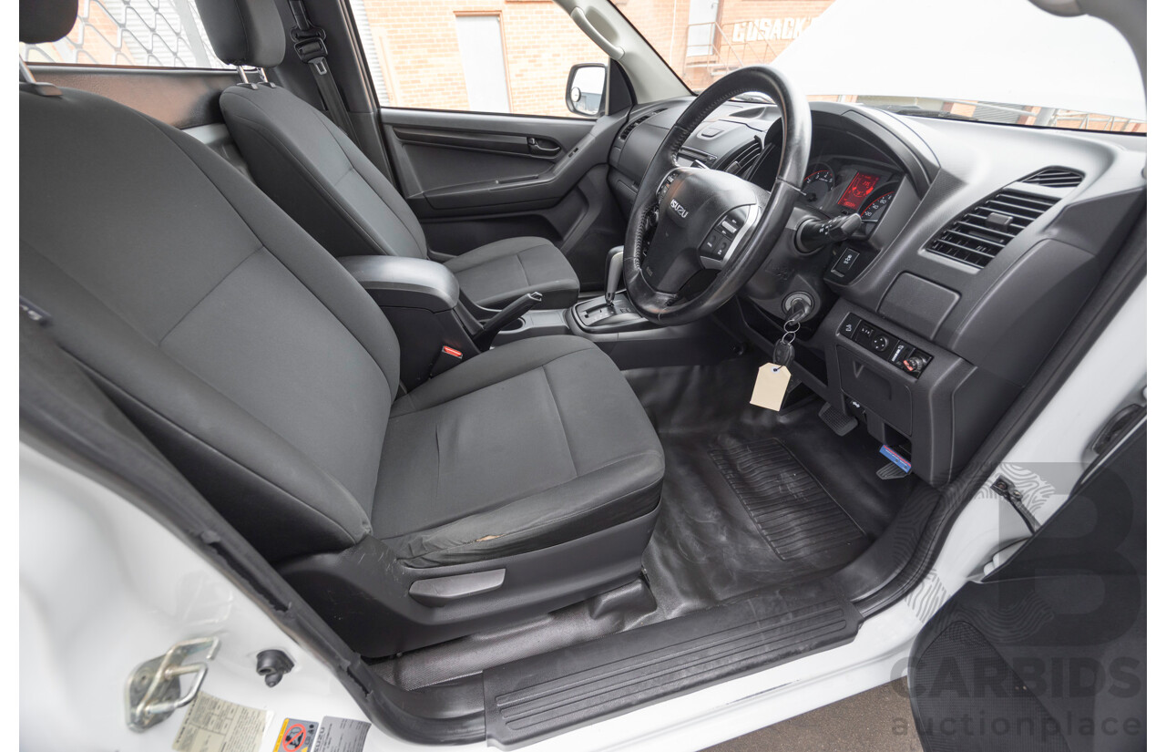 4/2017 Isuzu D-Max SX (4x2) TF MY17 C/Chas White Turbo Diesel 3.0L