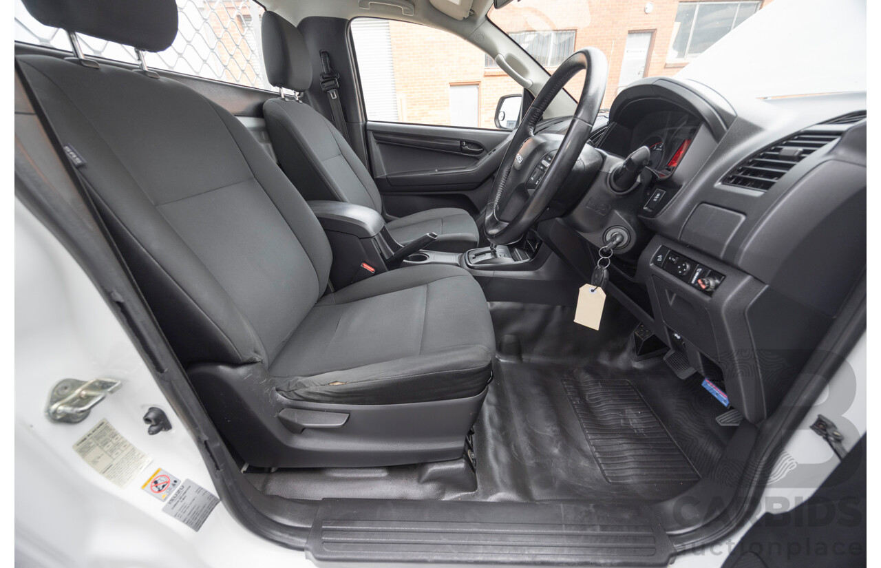 4/2017 Isuzu D-Max SX (4x2) TF MY17 C/Chas White Turbo Diesel 3.0L
