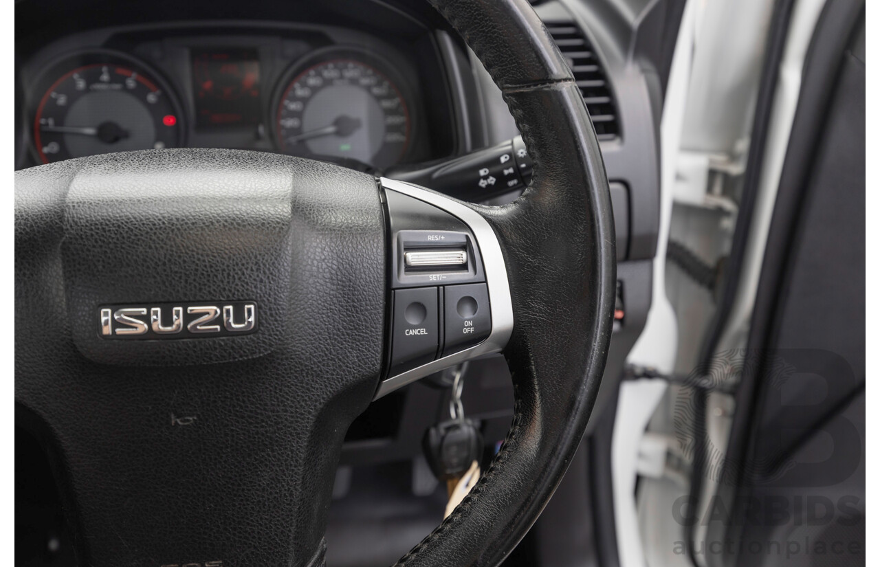 4/2017 Isuzu D-Max SX (4x2) TF MY17 C/Chas White Turbo Diesel 3.0L