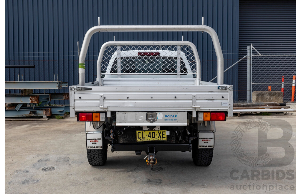 4/2017 Isuzu D-Max SX (4x2) TF MY17 C/Chas White Turbo Diesel 3.0L