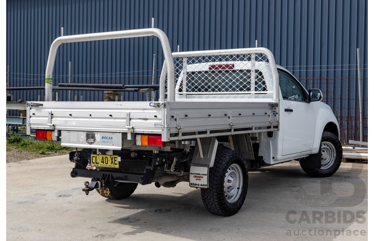 4/2017 Isuzu D-Max SX (4x2) TF MY17 C/Chas White Turbo Diesel 3.0L