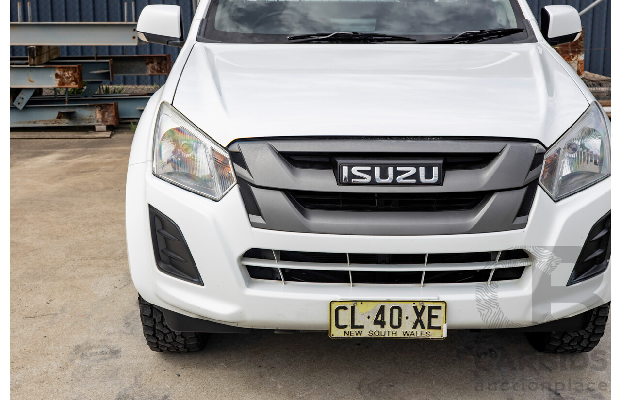 4/2017 Isuzu D-Max SX (4x2) TF MY17 C/Chas White Turbo Diesel 3.0L