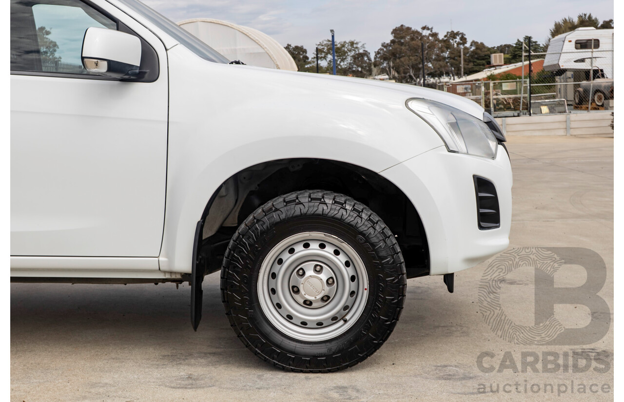 4/2017 Isuzu D-Max SX (4x2) TF MY17 C/Chas White Turbo Diesel 3.0L