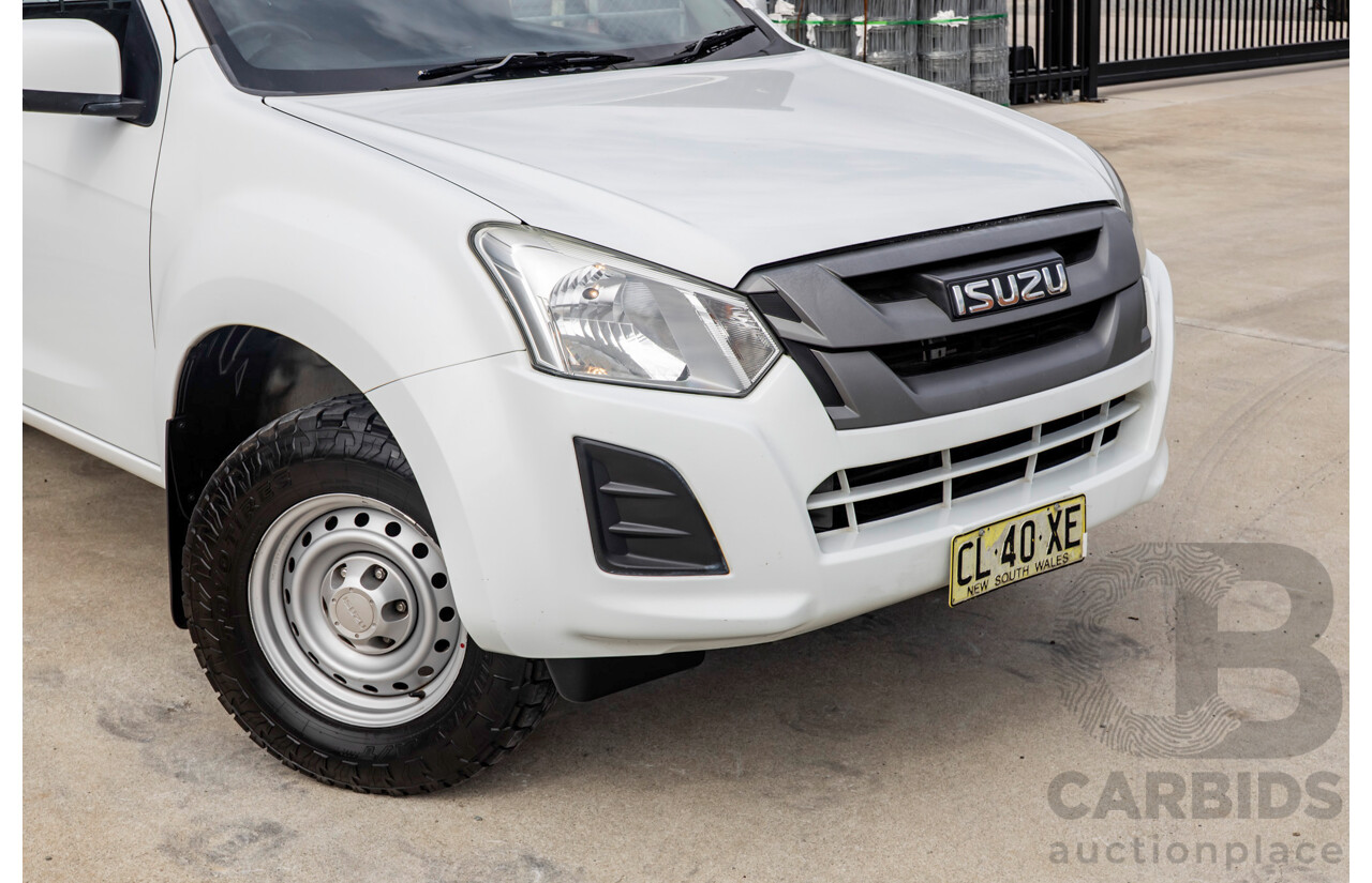 4/2017 Isuzu D-Max SX (4x2) TF MY17 C/Chas White Turbo Diesel 3.0L