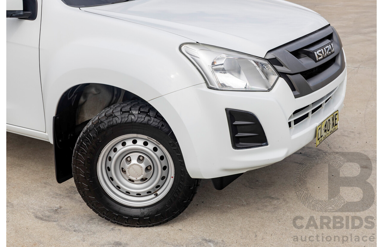 4/2017 Isuzu D-Max SX (4x2) TF MY17 C/Chas White Turbo Diesel 3.0L