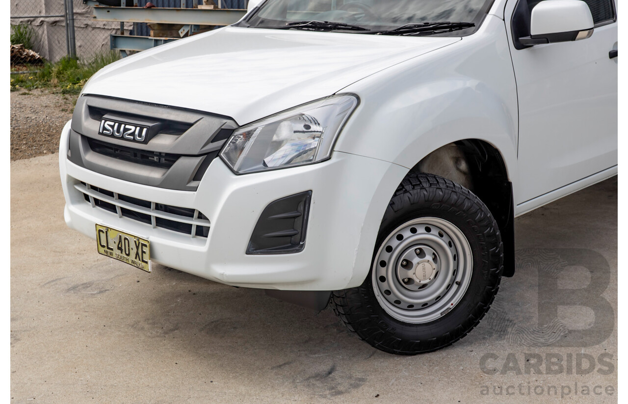 4/2017 Isuzu D-Max SX (4x2) TF MY17 C/Chas White Turbo Diesel 3.0L