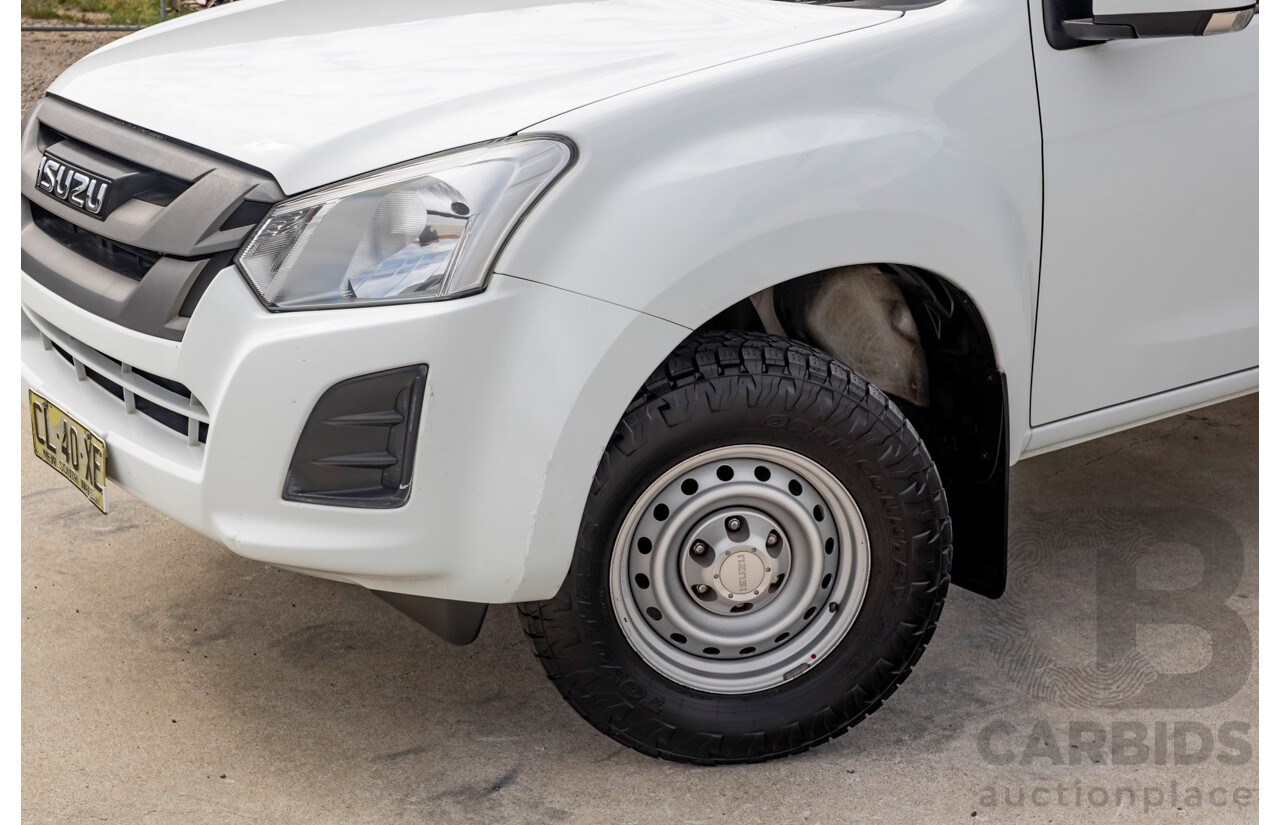 4/2017 Isuzu D-Max SX (4x2) TF MY17 C/Chas White Turbo Diesel 3.0L