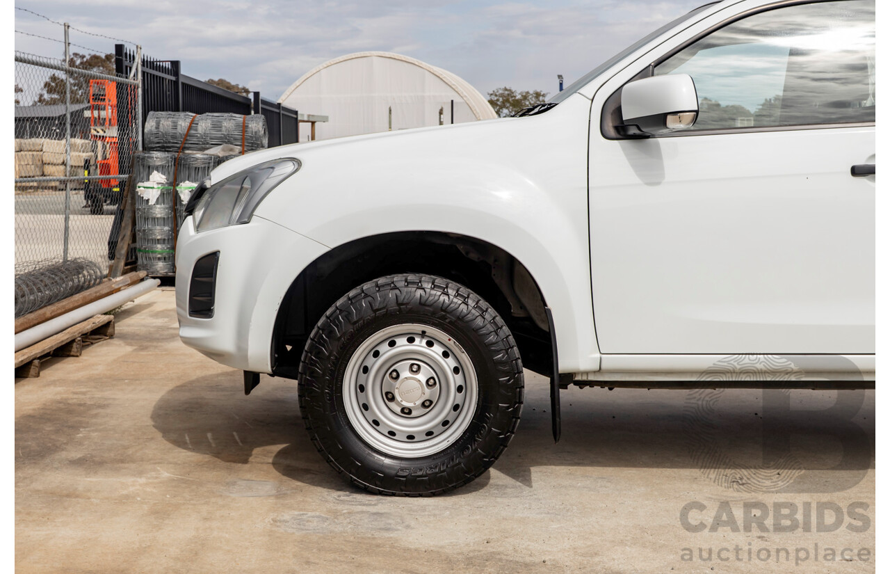 4/2017 Isuzu D-Max SX (4x2) TF MY17 C/Chas White Turbo Diesel 3.0L
