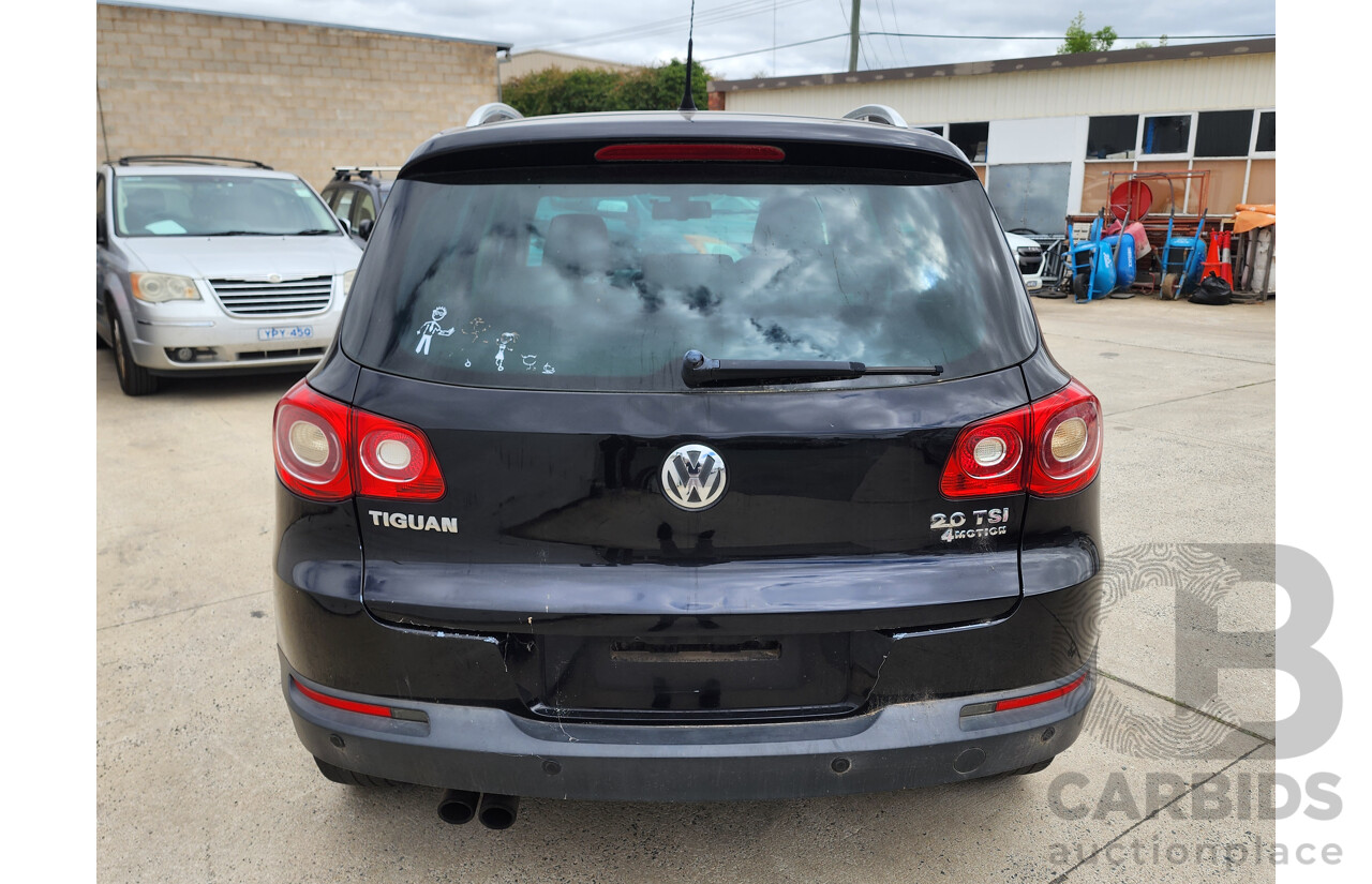 10/2010 Volkswagen Tiguan 147 TSI 5NC MY10 4d Wagon Black 2.0L
