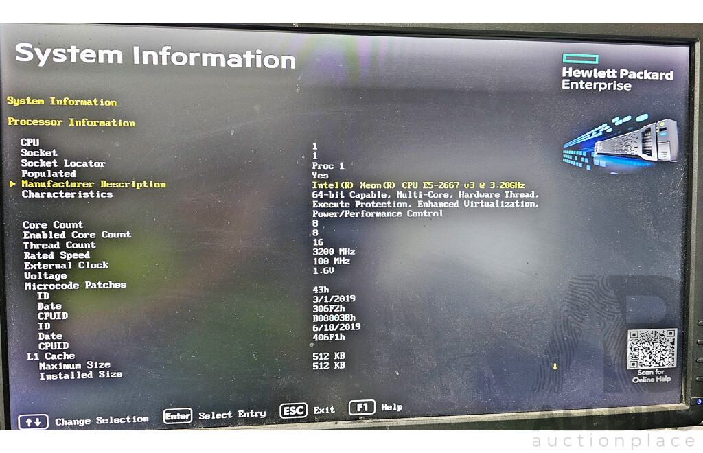 HPE ProLiant DL380 Gen9 Intel Xeon (E5-2637 V4) 3.50GHz-3.70GHz 4-Core CPU 2RU Server W/ 32GB DDR4