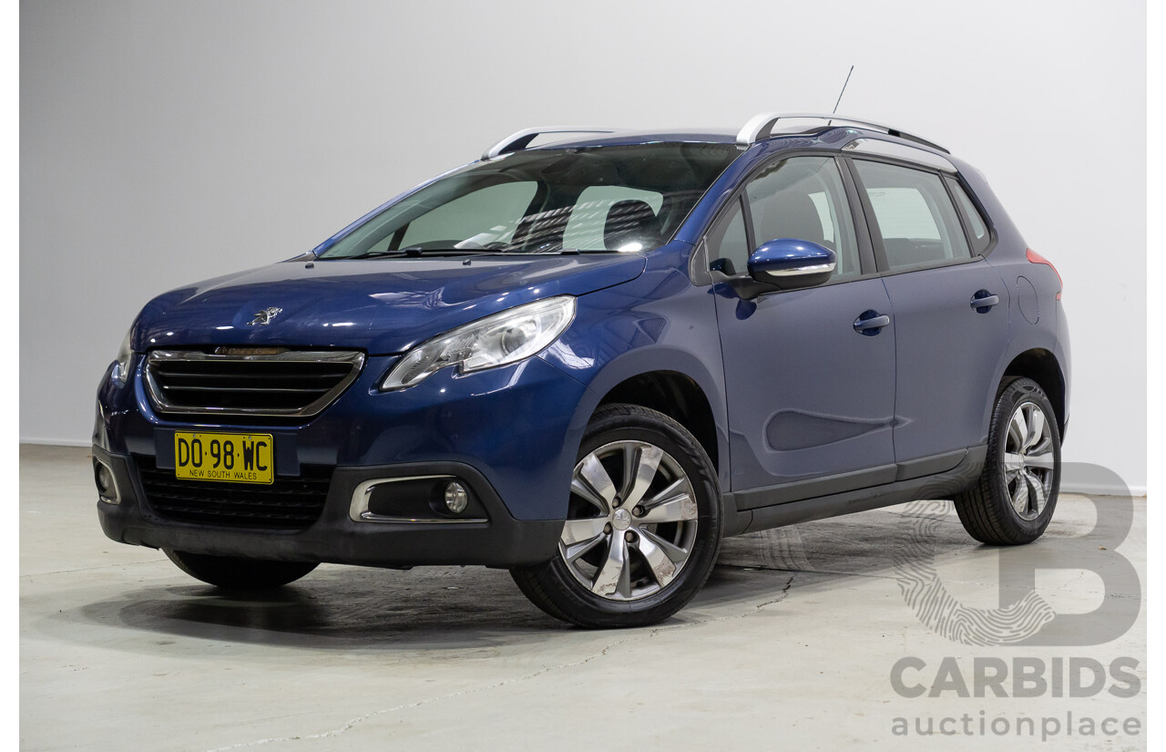 01/2014 Peugeot 2008 Active 4d Wagon Blue 1.6L