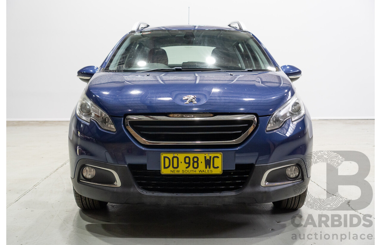 01/2014 Peugeot 2008 Active 4d Wagon Blue 1.6L