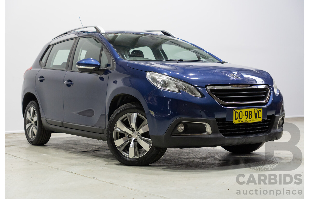 01/2014 Peugeot 2008 Active 4d Wagon Blue 1.6L