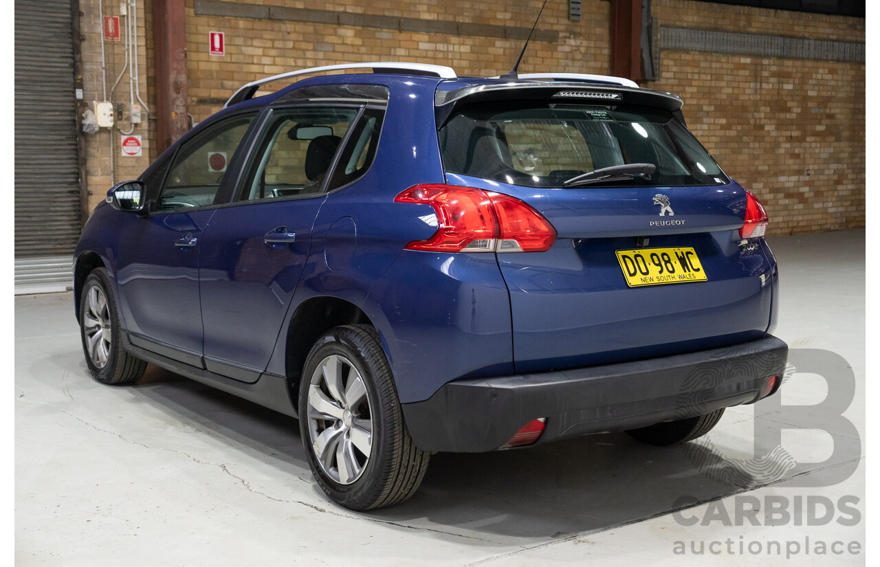 01/2014 Peugeot 2008 Active 4d Wagon Blue 1.6L