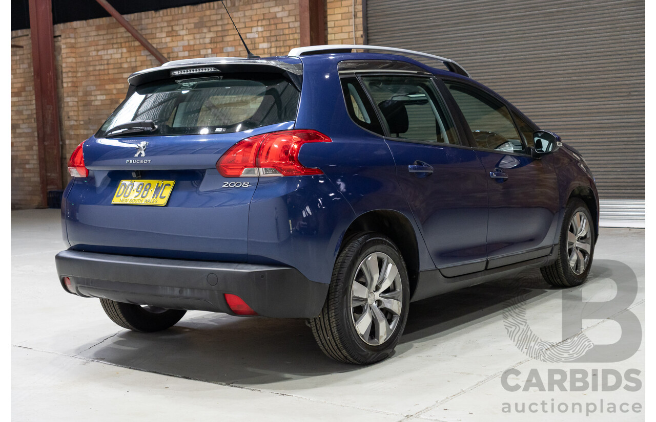 01/2014 Peugeot 2008 Active 4d Wagon Blue 1.6L