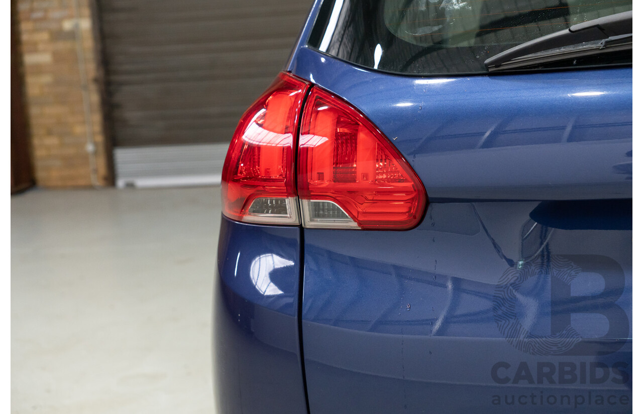 01/2014 Peugeot 2008 Active 4d Wagon Blue 1.6L