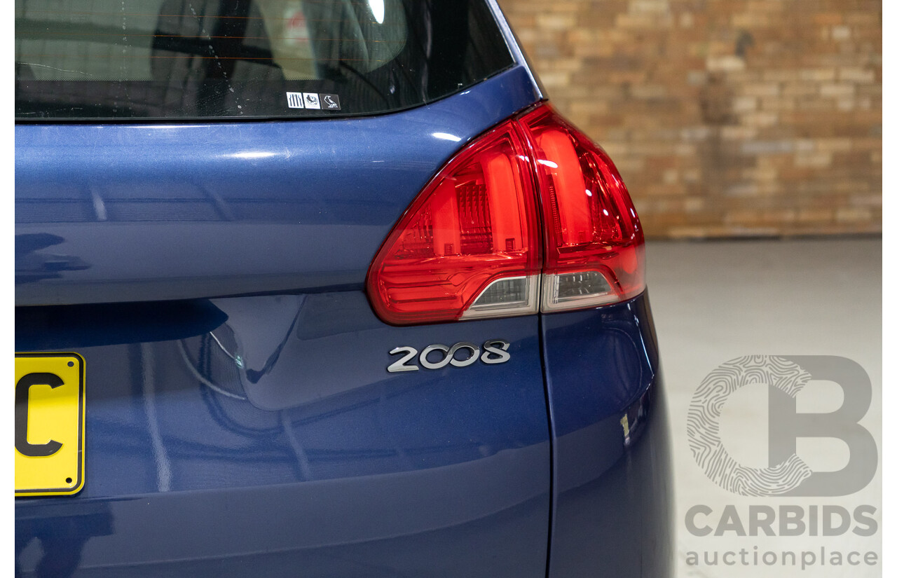 01/2014 Peugeot 2008 Active 4d Wagon Blue 1.6L