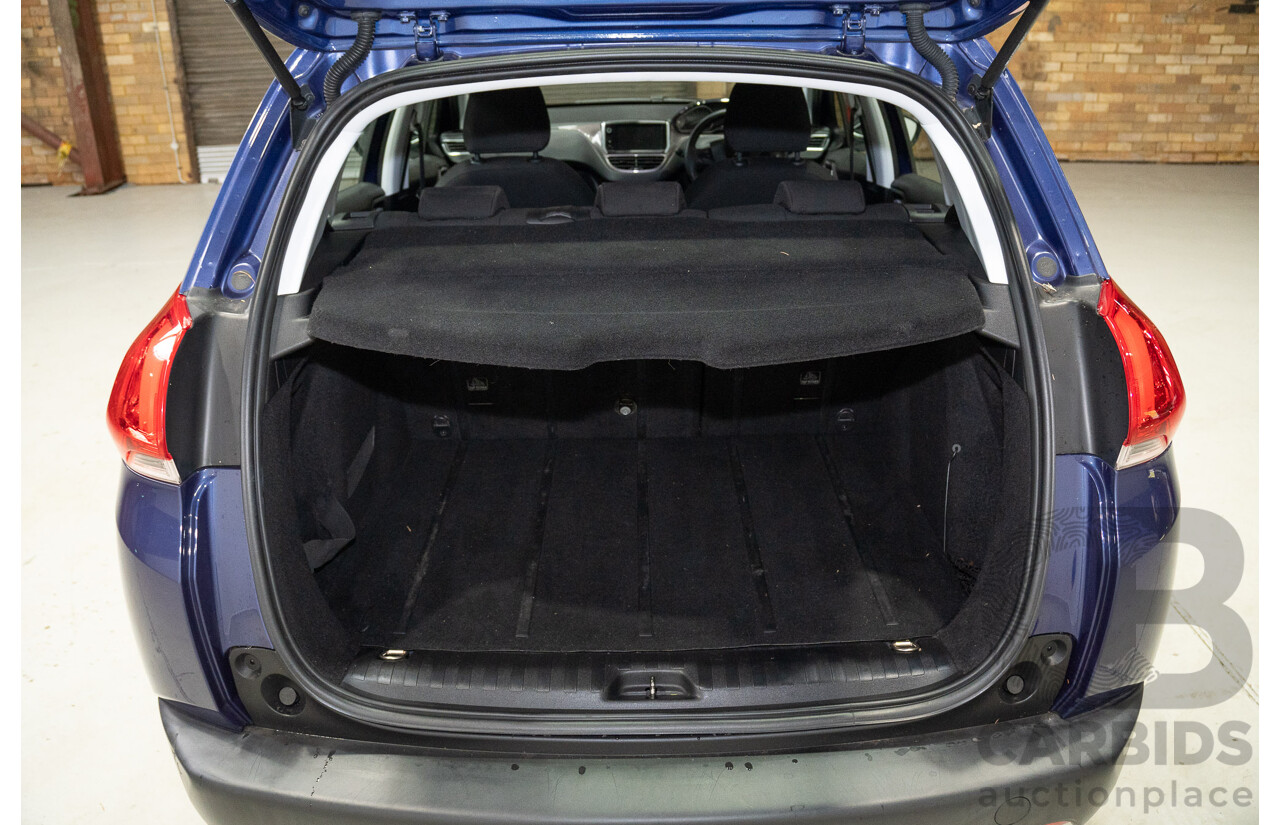 01/2014 Peugeot 2008 Active 4d Wagon Blue 1.6L