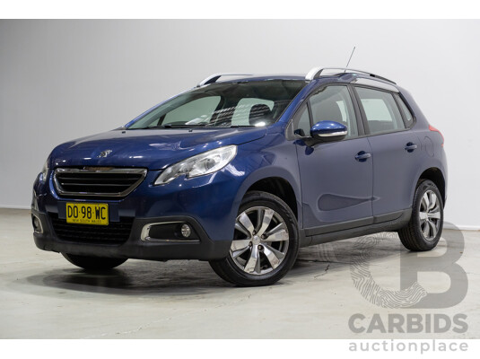 01/2014 Peugeot 2008 Active 4d Wagon Blue 1.6L