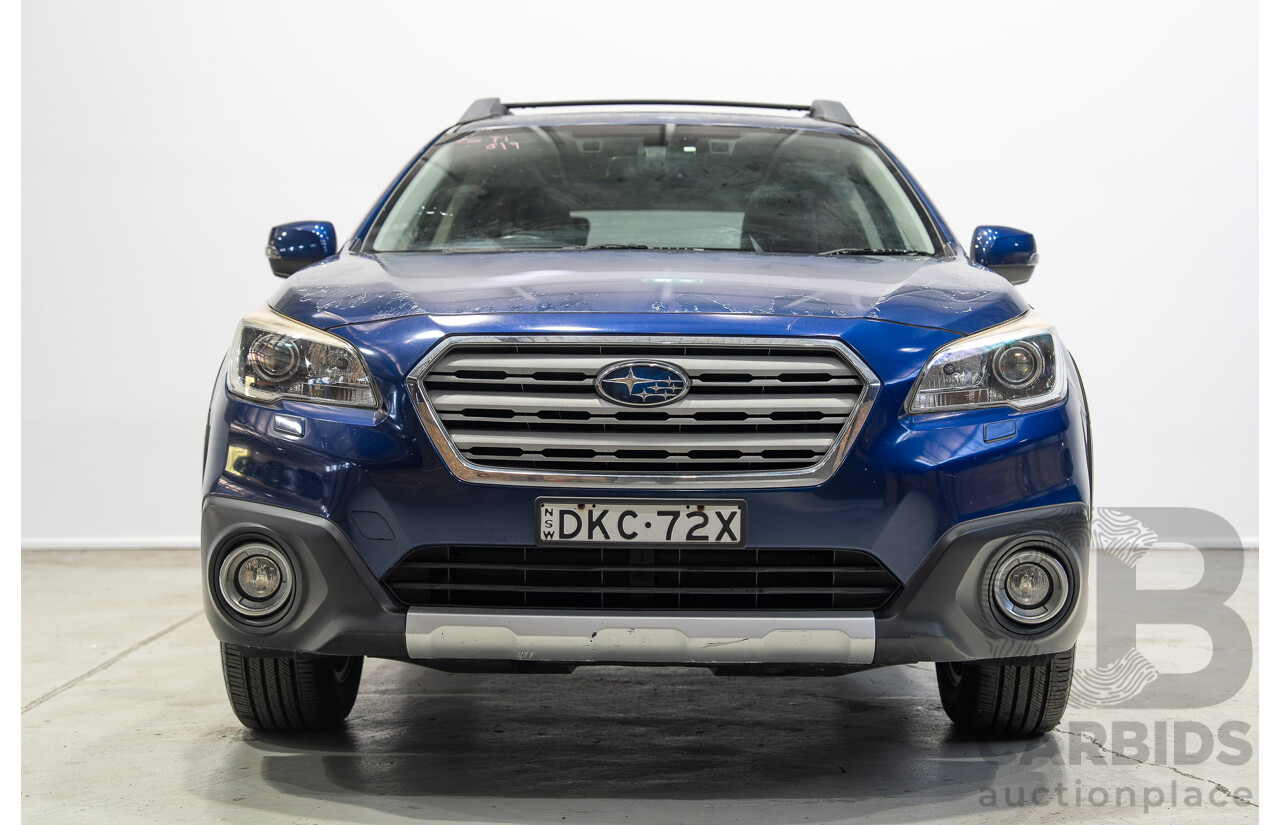 10/2016 Subaru Outback 2.5i Premium (AWD) MY16 4d Wagon Blue 2.5L