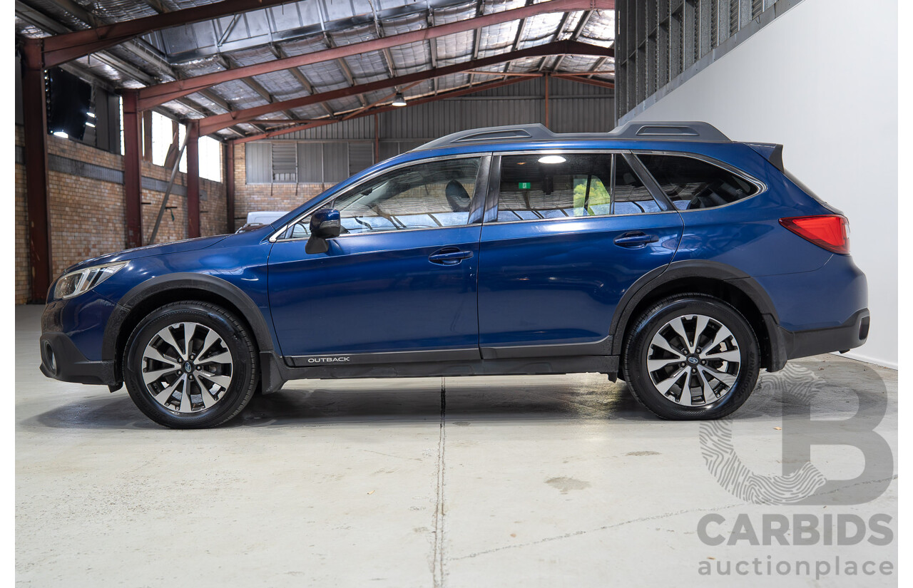 10/2016 Subaru Outback 2.5i Premium (AWD) MY16 4d Wagon Blue 2.5L