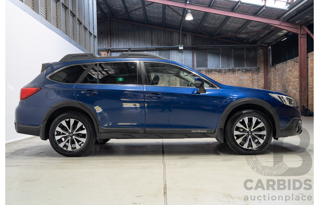 10/2016 Subaru Outback 2.5i Premium (AWD) MY16 4d Wagon Blue 2.5L