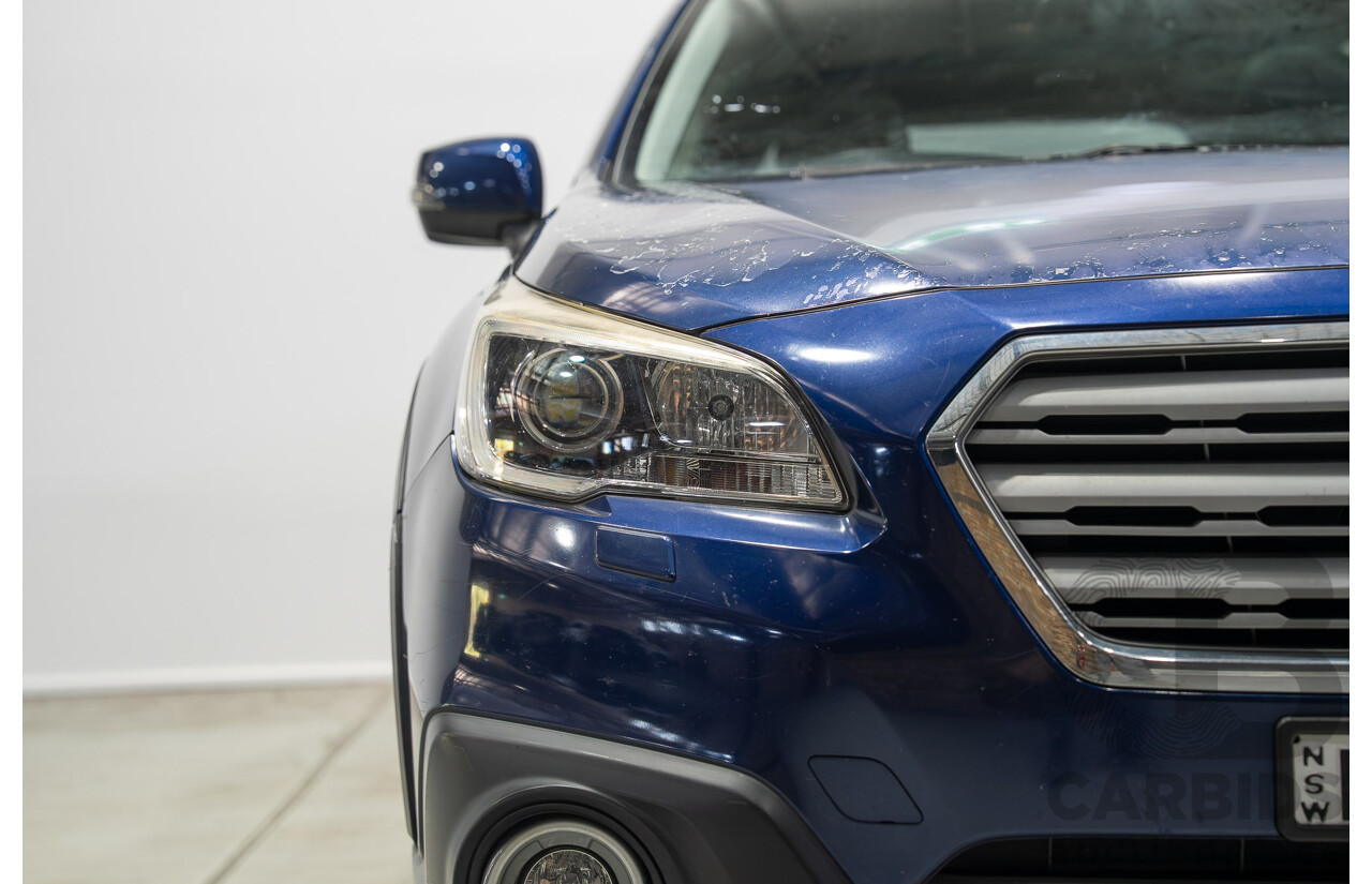 10/2016 Subaru Outback 2.5i Premium (AWD) MY16 4d Wagon Blue 2.5L