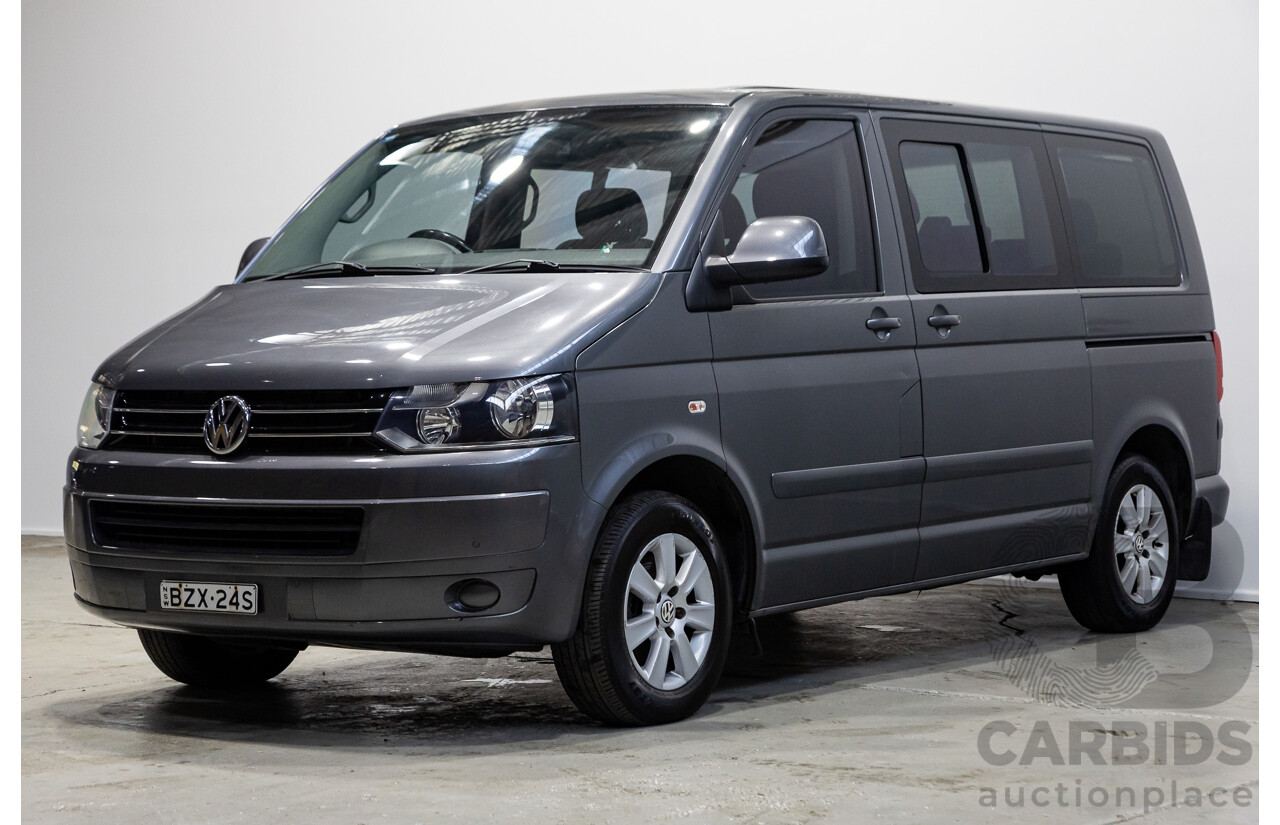 10/2011 Volkswagen Multivan 103 TDI Comfortline T5 MY10 4D Wagon Grey Turbo Diesel 2.0L - 7 Seater