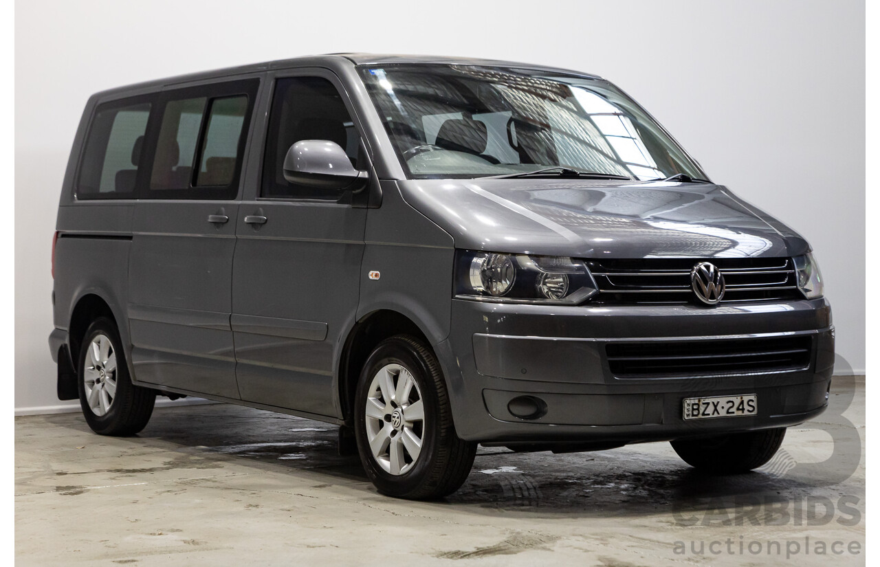 10/2011 Volkswagen Multivan 103 TDI Comfortline T5 MY10 4D Wagon Grey Turbo Diesel 2.0L - 7 Seater